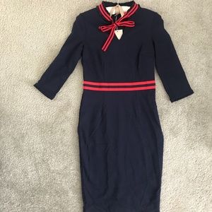 Boden Navy/Red Dress